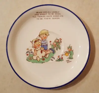 Buy Shelley, Mabel Lucie Attwell, 5 1/2’’ Boo Boos Fairy Queen Saucer Circa 1930's • 18.50£