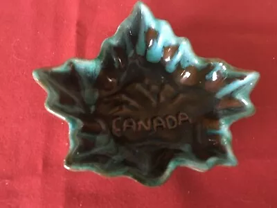 Buy Blue Mountain Pottery Canadian Maple Leaf Dish With Canada In Centre Of The Dish • 6£