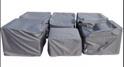 Buy Fimous Black High Density PVC Rattan Furniture Rain Cover • 289£
