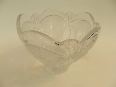 Buy Attractive Cut Glass Bowl. 4.75  Tall  5.5  Across Rim. • 14.50£
