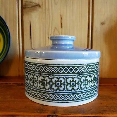 Buy Hornsea Pottery Round Blue & White Tapestry Butter Dish. Vintage Kitchenalia • 22£