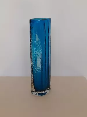 Buy Whitefriars Cucumber Vase Kingfisher Blue Geoffrey Baxter 1967 Pattern 9679 • 250£