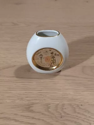Buy The Art Of Chokin 24K Gold Edged Small Japanese Vase Decorative Pottery  • 9.99£
