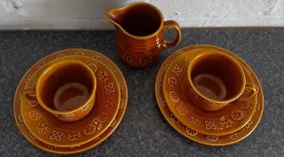 Buy Tea For 2 - Lord Nelson Pottery Cup Saucer Side Plate Trio Milk Jug Celtic Totem • 22£
