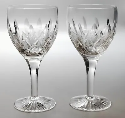 Buy A Pair Of Vintage Stuart Crystal Glencoe Hand Cut Wine Glasses 14.5cm Tall • 29.99£