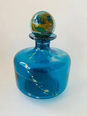 Buy Vintage Mdina Maltese Glass Sea And Sand Small Decanter / Large Perfume Bottle • 35£