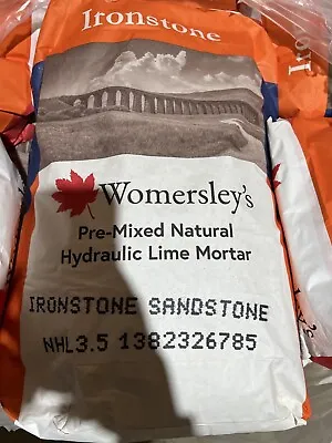 Buy Womersleys Ironstone Heritage Lime Mortar Sandstone 25kg • 33.99£