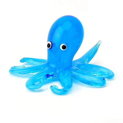 Buy Miniature Octopus Glass Ornament Objets D'art • 11£
