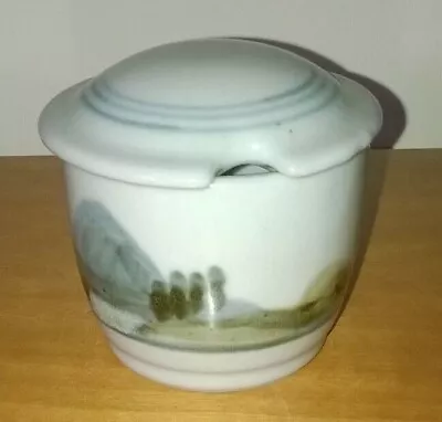 Buy Highland Stoneware Scotland Sugar Bowl, Rare, Hand Painted In Style Of Mugs • 15£
