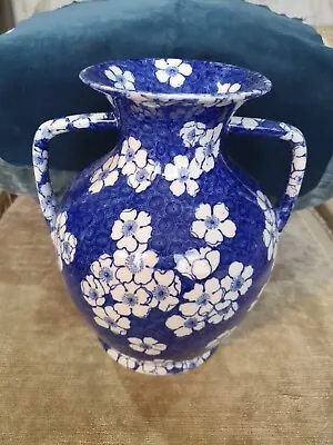Buy 1920's Cauldon Ware  PRUNUS Oriental Design Large Vase.  • 45£