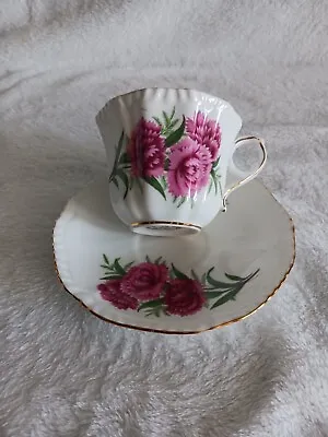 Buy Vintage Royal Grafton Bone China Teacup And Saucer Made In England  • 14.23£