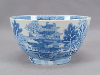 Buy British Blue Willow Type Transferware Small Pearlware Bowl Circa 1810-1820s • 47.95£