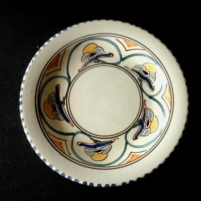 Buy Vintage Art Deco Honiton Pottery Devon Side Plate/saucer 16 Cm / 6 Inch Diameter • 8£