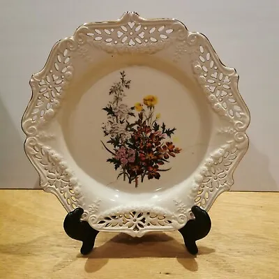 Buy Royal Creamware Plate Pierced  Buttercups  - The Floral Gift Collection • 9.99£