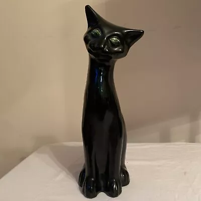 Buy Antique Vintage Lucky Black Cat Figurine Bretby /beswick Staffordshire Pottery • 75£