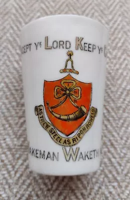 Buy Goss Crested China Small Beaker Decorated With Ripon Rowels Shield And Motto • 10£
