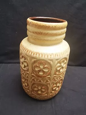 Buy Vintage Scheurich 289-18 Vase, West German Brown Vase With Original Sticker  • 9.99£