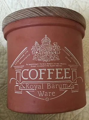 Buy Vintage Royal Barum Ware Litchdon Potteries Coffee Jar  Rare  • 68.39£