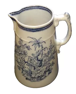 Buy Antique Blue & White Burleigh-Style Jug • 12£
