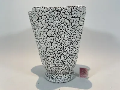 Buy Vintage Jasba Keramik Cortina Vase West Germany 607 Fat Lava Crackle Glaze • 24.99£
