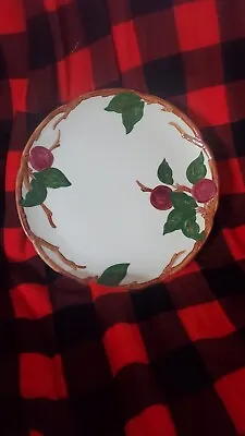 Buy Franciscan Apple Chop Plate 12 1/2  Large Round Red Green Brown Vintage • 48.22£