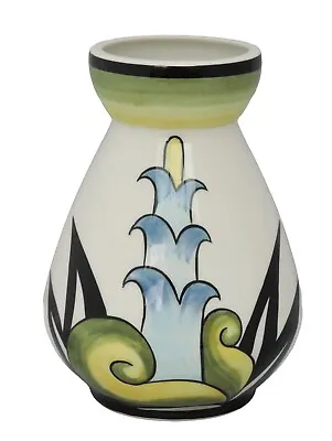 Buy Lorna Bailey Blue & Yellow Vase • 125£
