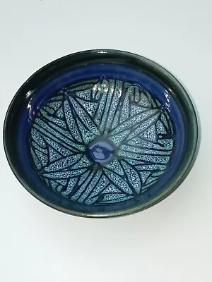 Buy Vintage Celtic Pottery Cereal / Soup Bowl Newlyn Cornwall • 14.99£