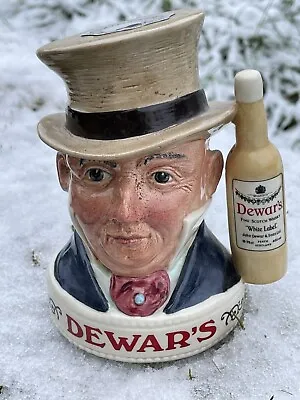 Buy Pick-Kwik Dewar’s Whisky Royal Doulton Mr Micawber Character Avertising Jug • 9.95£