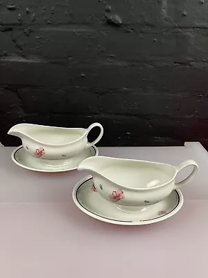 Buy 2 X Johnson Brothers Summerfields Gravy Boat / Sauce Jugs And Stands 3 Sets • 17.99£