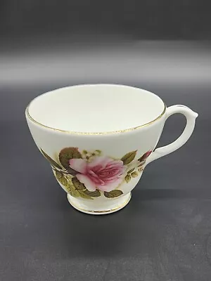 Buy Vintage Royal Osborne Cup Bone China Red White Roses England 8205 • 5.61£