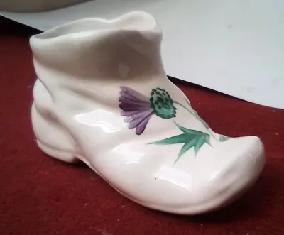 Buy Plichta  Pottery Torquay Pottery - Boot  - Thistle  Design 9 Cm • 12£