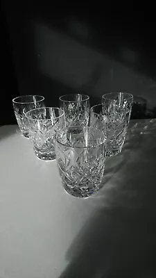 Buy Set Of 6 Superb Quality Crystal Whisky Tumbers • 19.99£