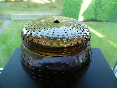 Buy Vintage Art Glass Lidded Urchin Bowl • 18£