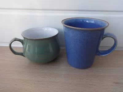 Buy Denby Regency Green, Single Tea Cup And Denby Blue Coffee Mug • 6.50£