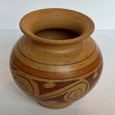 Buy Vintage Tribal Pottery Vase Panama Handmade Ceramica La Peña Veraguas Beautiful • 14.41£