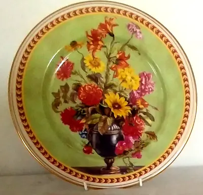 Buy Fenton Fine Bone Collectable China Versailles Collection 'Oeillet' Floral Plate • 7.99£