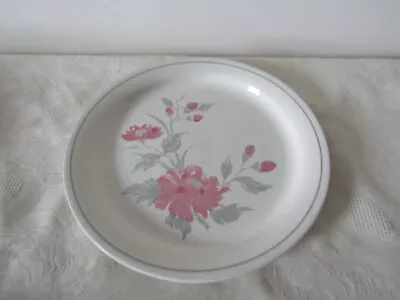 Buy English Ironstone Tableware EIT Staffordshire Pink Floral Dinner Plate 25cm Diam • 7.99£