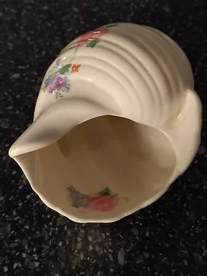 Buy VINTAGE POOLE POTTERY CONCH SHELL With FLORAL DECORATION • 21.99£