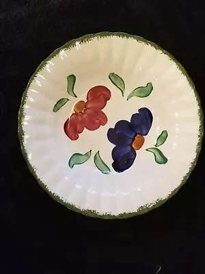 Buy Blue Ridge Southern Potteries 9 1/4” Round Serving Bowl Painted Daisy Flower 9  • 14.17£