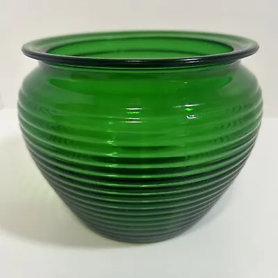 Buy Vintage Green Glass National Potteries Beehive Vase Planter Cleveland, OH 1162 • 15.36£