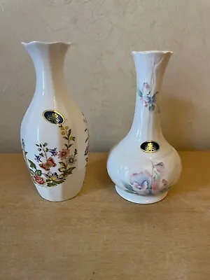 Buy Aynsley Fine Bone China  Little Sweetheart  Vase & Cottage Garden New Stickers • 3.50£