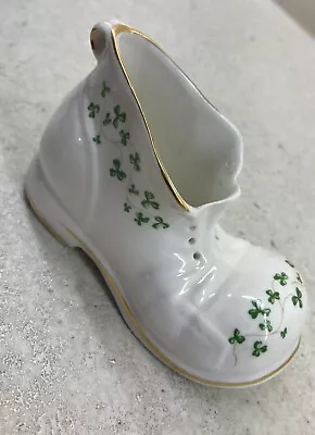 Buy Royal Tara Bone China Boot Ornament Shamrock Design Handmade In Galway Ireland • 6.95£