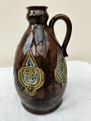 Buy Doulton Lambeth Stoneware Art Nouveau Bottle Flask No.2438 • 50£