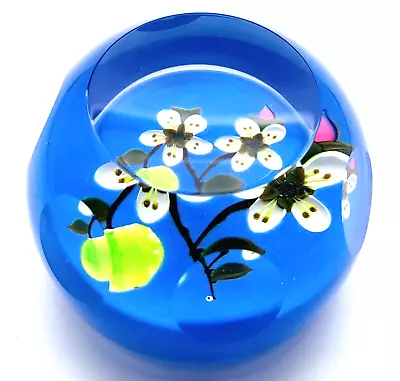 Buy Caithness Whitefriars Art Glass Paperweight Apple Blossom 60/250 • 99£