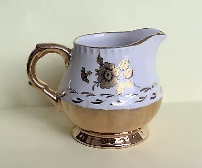Buy Vintage Ellgreave Pottery Gold Lustre Creamer/Milk Jug • 5£