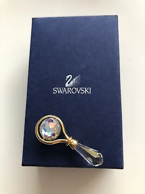 Buy Swarovski Crystal Memories Baby Rattle In Gold - Item No 219199 BOXED • 16.99£