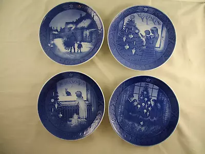 Buy Royal Copenhagen Blue Christmas Plates 1980 1981 1982 1983 Lot Of 4 • 18.94£