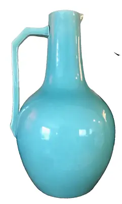 Buy CHRISTOPHER DRESSER For SAMUEL LEAR ATQ Pottery Jug Turquoise Pot Aesthetic Era • 337.14£