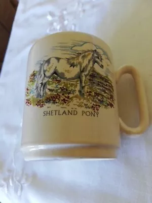 Buy New Devon Pottery - Vintage Shetland Pony / Horse Tea / Coffee Mug • 9.99£