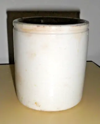 Buy Old Earthenware Jam Pot Inscribed (Maling Newcastle) 3.5inches • 1.10£